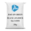 Đá lava đen 3-6mm 25kg