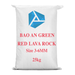 Đá lava đỏ 3-6mm 25kg